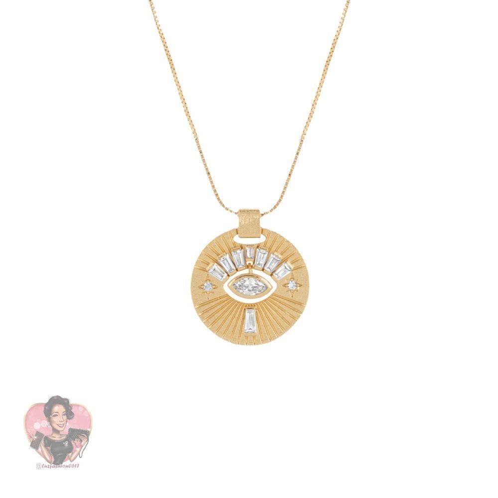 JOY DRAVECKY Ornate Eye Necklace